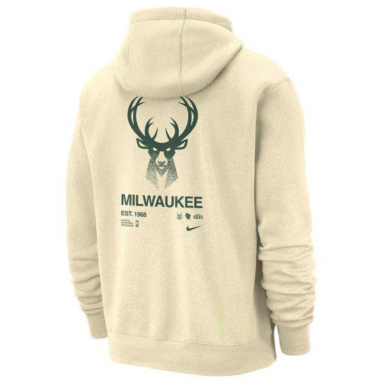 Nike Ανδρικό φούτερ Milwaukee Bucks Club Courtside Hoodie Nike Ανδρικό φούτερ Milwaukee Bucks Club Courtside Hoodie